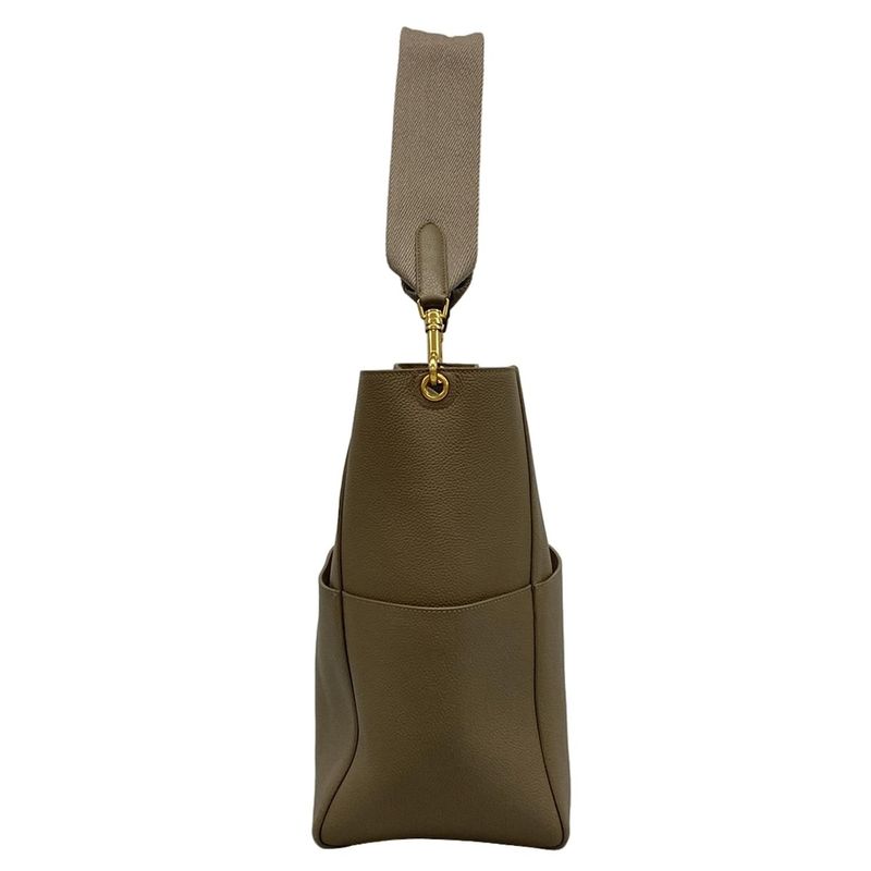 Celine Shoulder Bag Sangle Medium Taupe (gray-beige)
