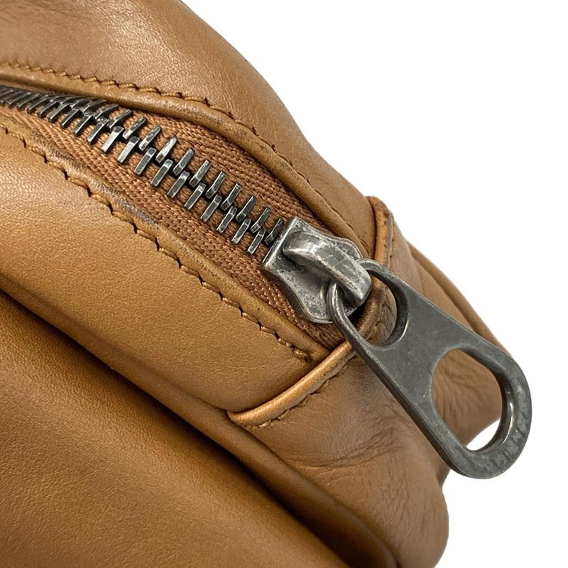 Bottega Veneta Intrecciato Brown Leather Waist Pouch