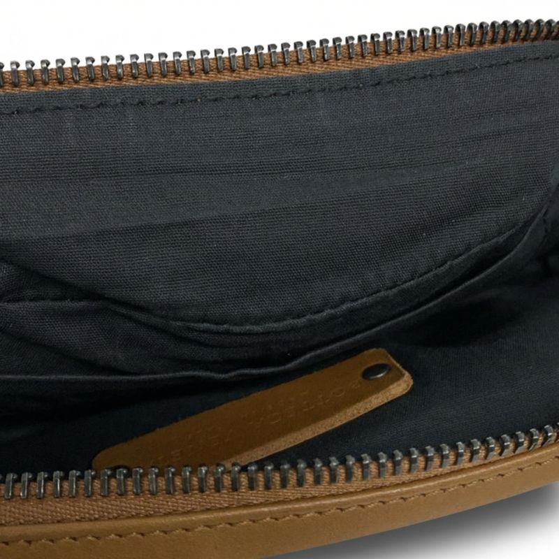 Bottega Veneta Intrecciato Brown Leather Waist Pouch