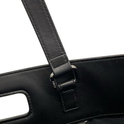 Fendi Tote Bag Zucca Pattern 7va480 Brown And Black 2way Leather