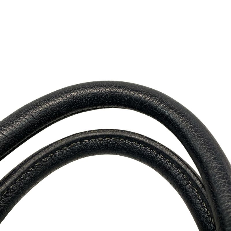 Hermes Garden Party PM Tote Bag Ivory×black