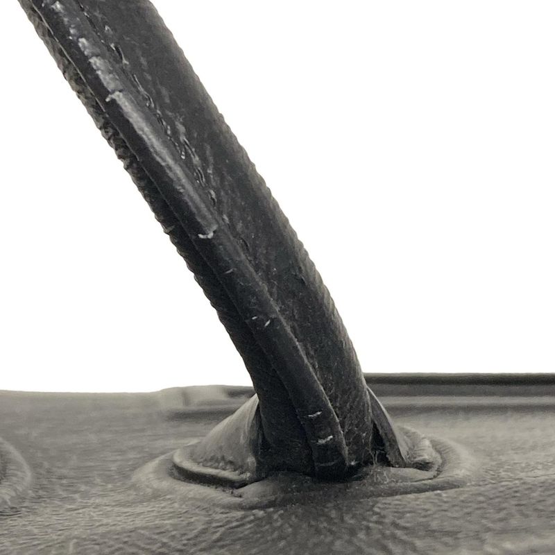 Celine Tote Bag Luggage Small Square Phantom Black Leather