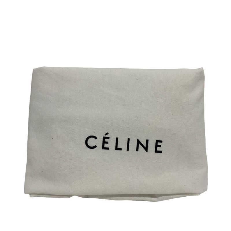 Celine Tote Bag Luggage Small Square Phantom Black Leather