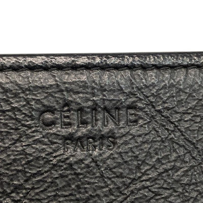 Celine Tote Bag Luggage Small Square Phantom Black Leather