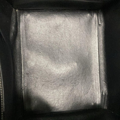Celine Tote Bag Luggage Small Square Phantom Black Leather