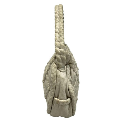 Chanel Handbag - Light Gray Silver Hardware /hidden Chain Lambskin