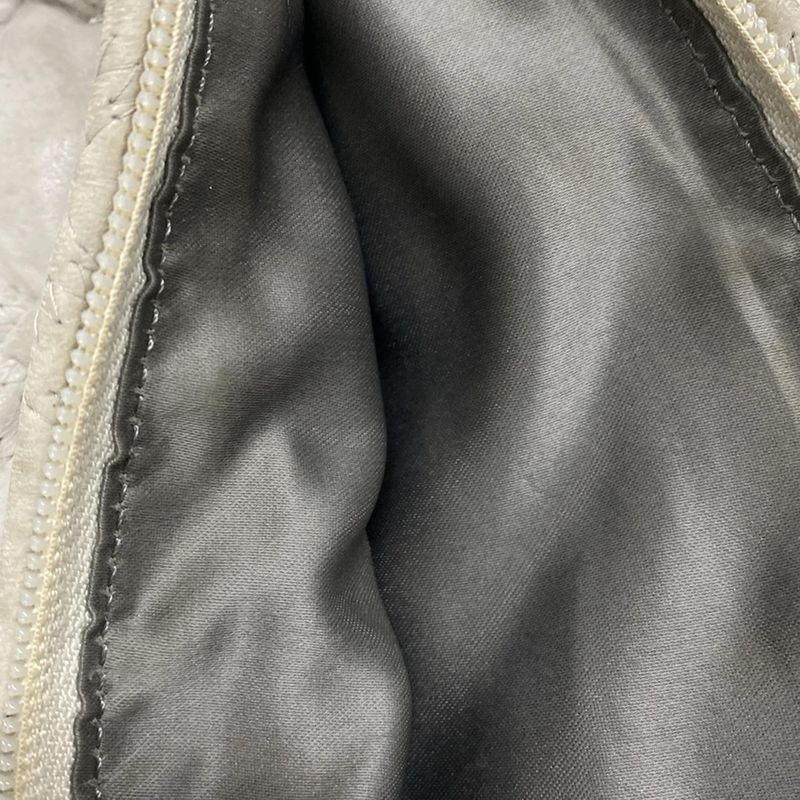 Chanel Handbag - Light Gray Silver Hardware /hidden Chain Lambskin