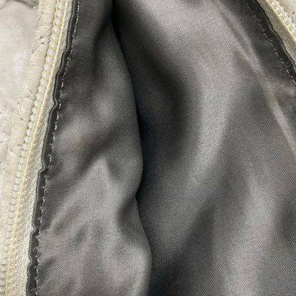 Chanel Handbag - Light Gray Silver Hardware /hidden Chain Lambskin