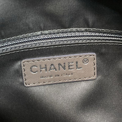 Chanel Handbag - Light Gray Silver Hardware /hidden Chain Lambskin