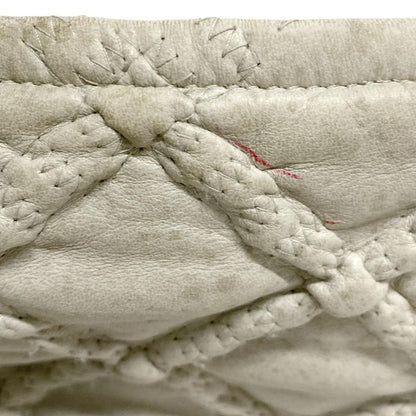 Chanel Handbag - Light Gray Silver Hardware /hidden Chain Lambskin