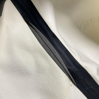 Celine Tote Bag Made In Tote Medium White And Black Leather