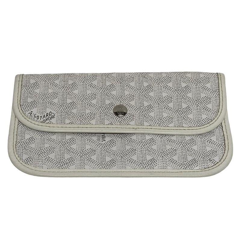 Goyard Tote Bag Saint Louis PM White Leather