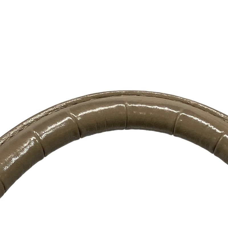 Balenciaga Handbag Hourglass Top Handle Small 593546 Beige Shape Pursed Leather