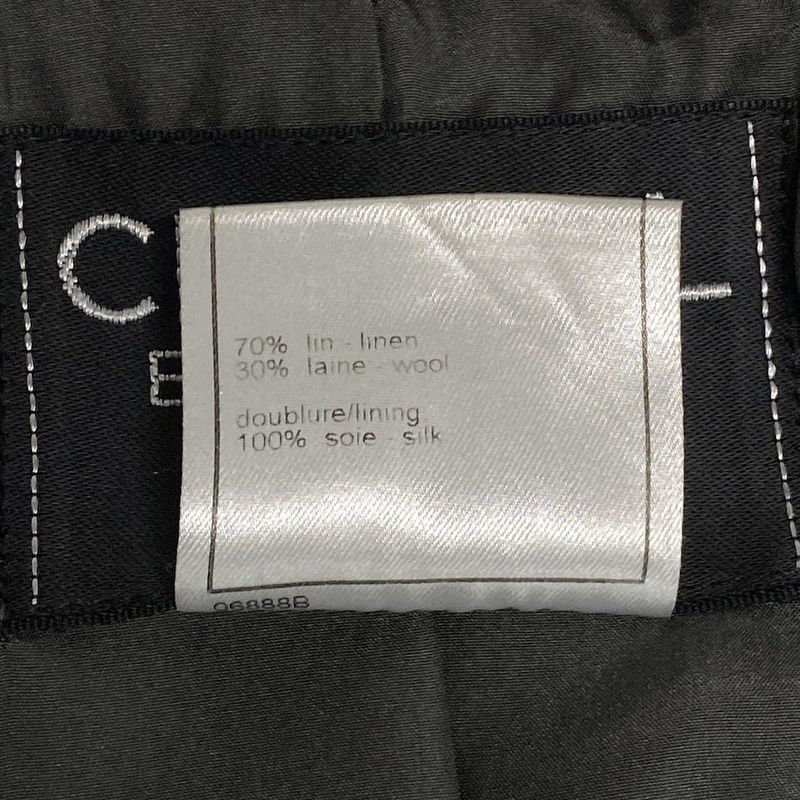 Chanel Jacket Size 38 M Women's P09877 Dark Brown Long Sleeves/spring/fall