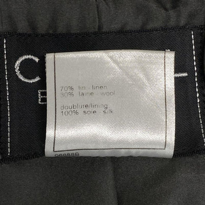 Chanel Jacket Size 38 M Women's P09877 Dark Brown Long Sleeves/spring/fall