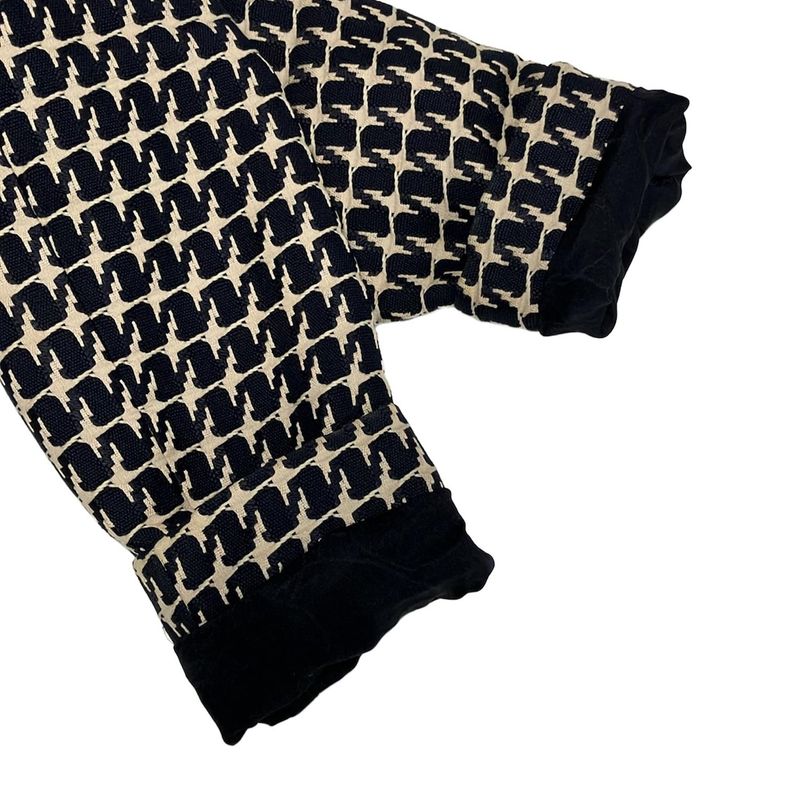 Chanel Jacket Size 40 M Women's P17432 Navy And Beige Long Sleeves / Spring /