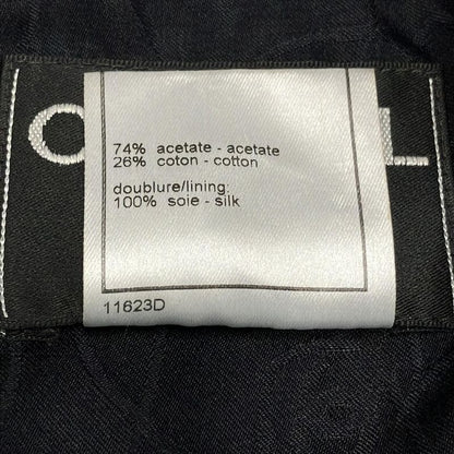 Chanel Jacket Size 40 M Women's P17432 Navy And Beige Long Sleeves / Spring /