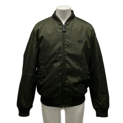 Prada Blouson Size 46 S Men's Sga038 Dark Green Zip-up/cotton/bomber Jacket