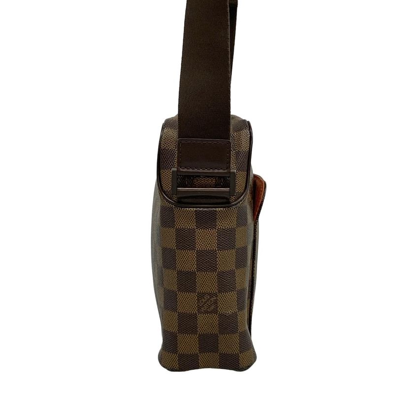 Louis Vuitton Shoulder Bag Damier Olaf PM N41442 Ebène