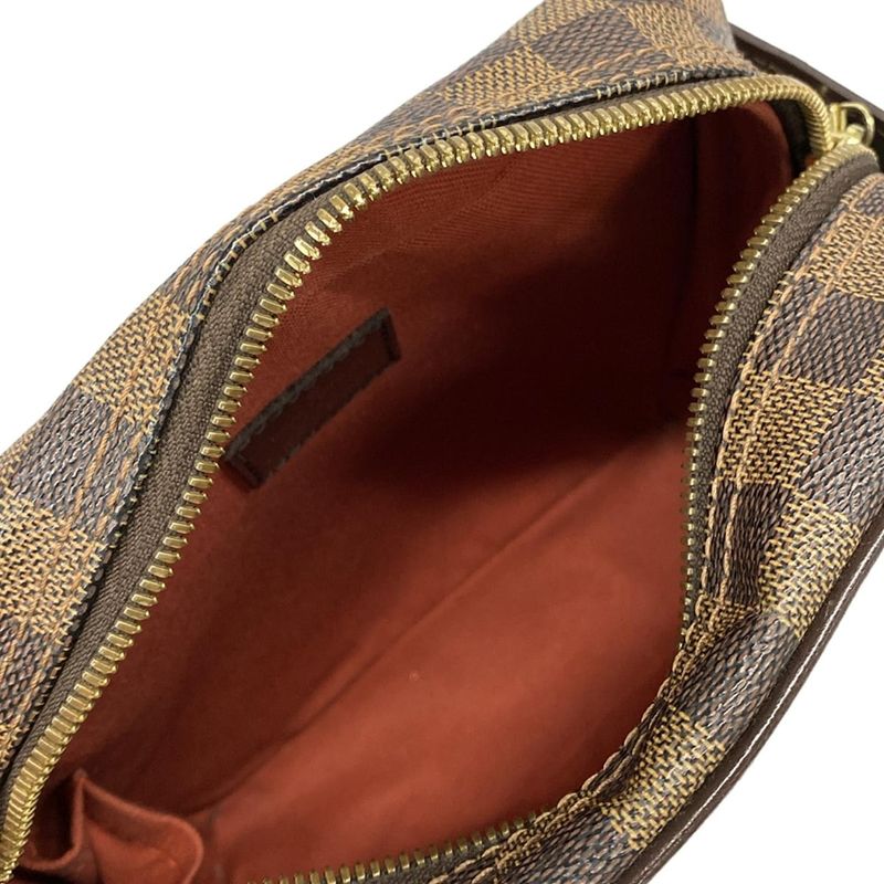 Louis Vuitton Shoulder Bag Damier Olaf PM N41442 Ebène