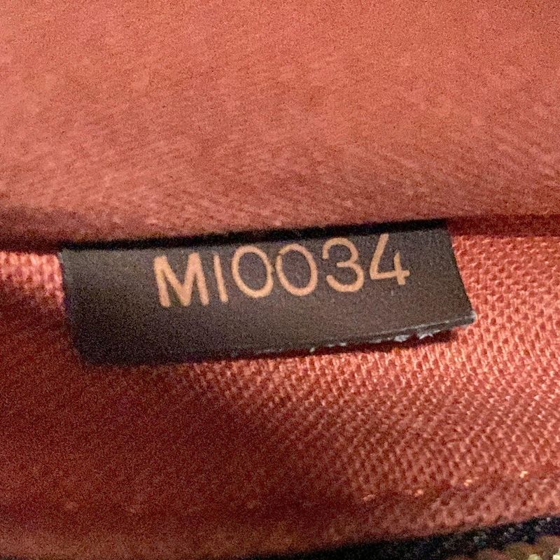 Louis Vuitton Shoulder Bag Damier Olaf PM N41442 Ebène