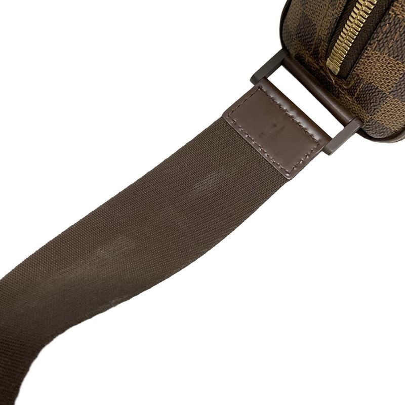 Louis Vuitton Shoulder Bag Damier Olaf PM N41442 Ebène