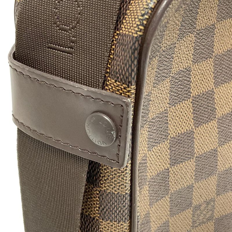 Louis Vuitton Shoulder Bag Damier Olaf PM N41442 Ebène