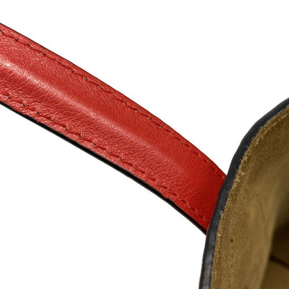 Loewe Tote Bag T-shopper Bag/repeat Red Leather