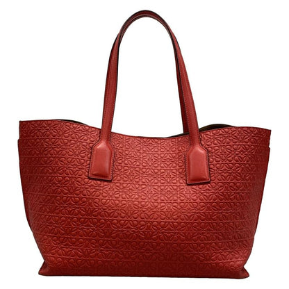 Loewe Tote Bag T-shopper Bag/repeat Red Leather