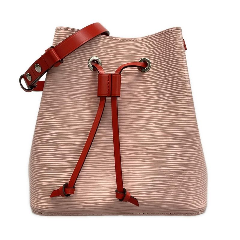 Louis Vuitton Epi Neo-noé Shoulder Bag M54370 Rose Ballerine Leather Cowhide