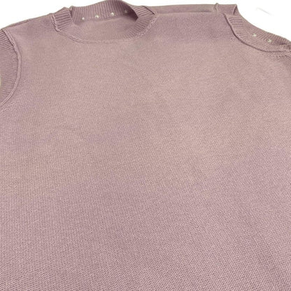 Chanel Dress Size 38 M Women's P53637 Light Pink Crewneck/sleeveless/knee