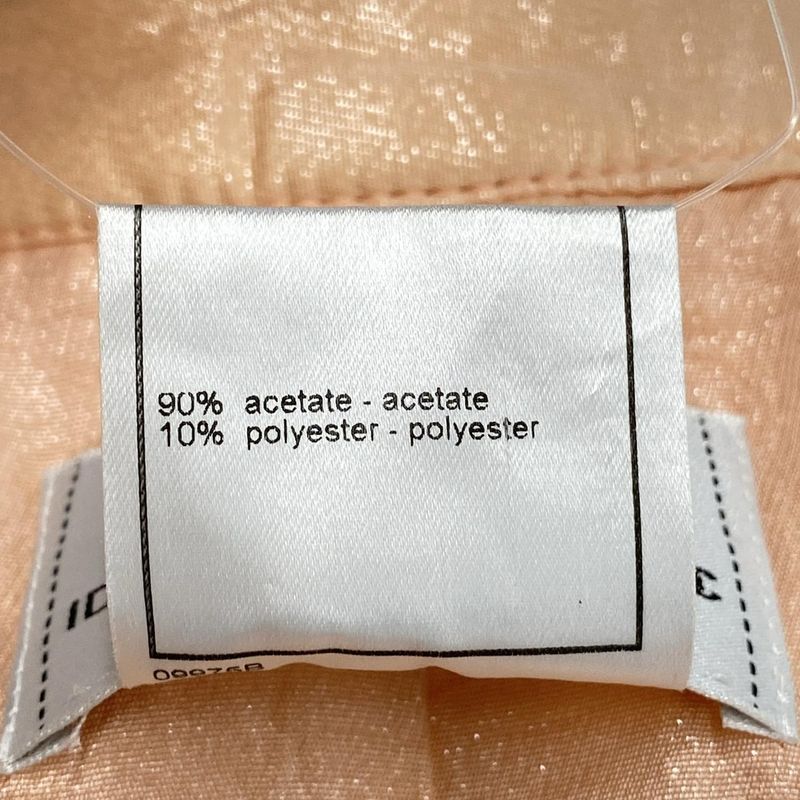 Chanel Vest Size 42 L Ladies P15427 Pink Beige Quilted