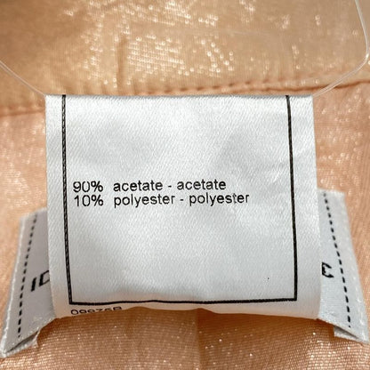 Chanel Vest Size 42 L Ladies P15427 Pink Beige Quilted