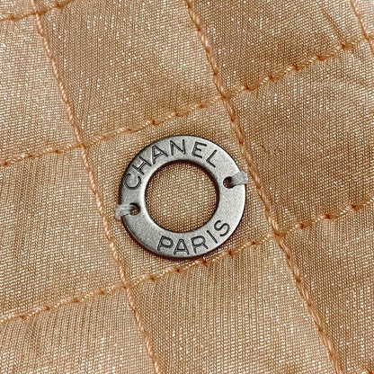 Chanel Vest Size 42 L Ladies P15427 Pink Beige Quilted