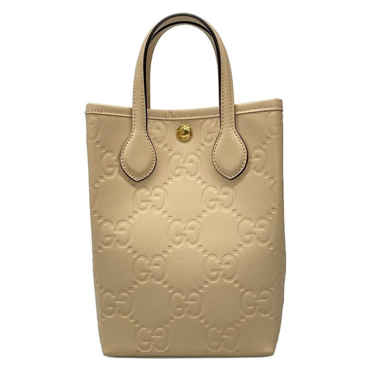 Gucci Tote Bag GG Super Mini Bag 790133 Beige Mini Bag Leather