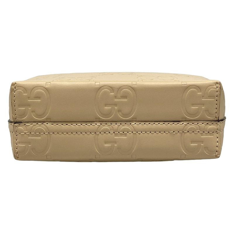 Gucci Tote Bag GG Super Mini Bag 790133 Beige Mini Bag Leather
