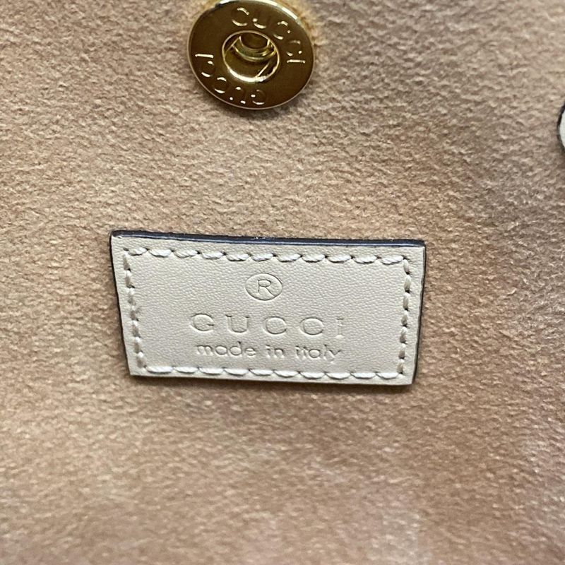 Gucci Tote Bag GG Super Mini Bag 790133 Beige Mini Bag Leather