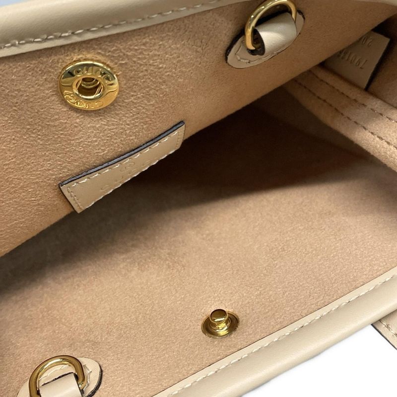 Gucci Tote Bag GG Super Mini Bag 790133 Beige Mini Bag Leather