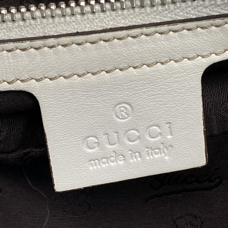 Gucci Tote Bag Matchball/gg Pattern 232971 Beige/brown/white Leather