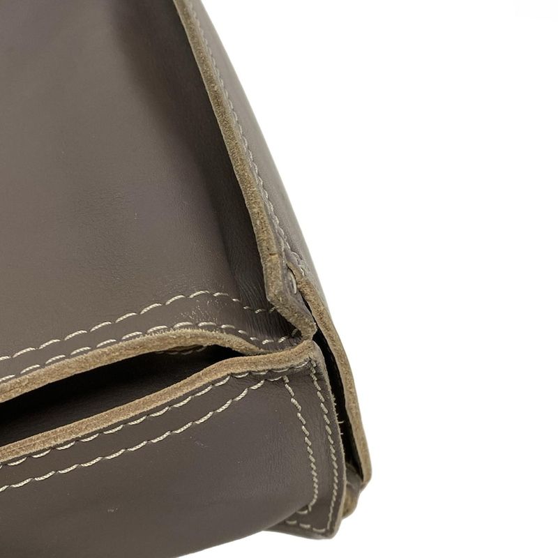 Loewe Tote Bag Shopper Tote Gray Perforated Leather