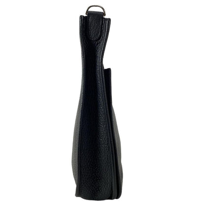 Hermes Shoulder Bag Evelyn 3 III PM Black Silver Hardware