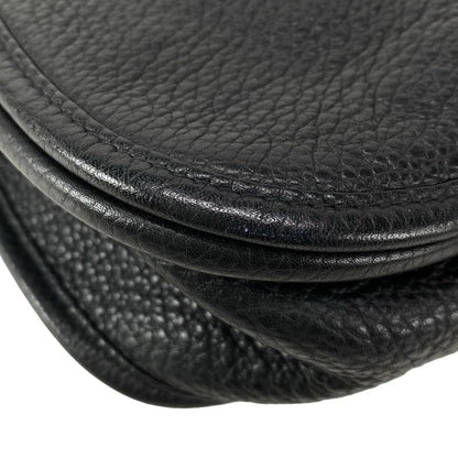 Hermes Shoulder Bag Evelyn 3 III PM Black Silver Hardware