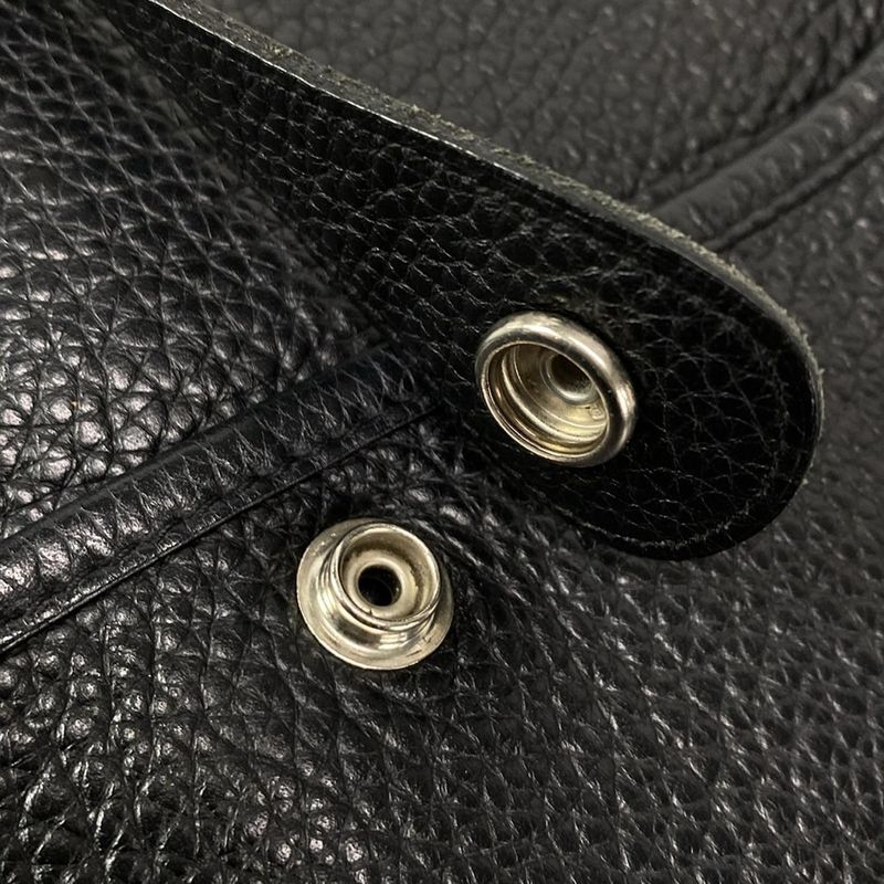 Hermes Shoulder Bag Evelyn 3 III PM Black Silver Hardware