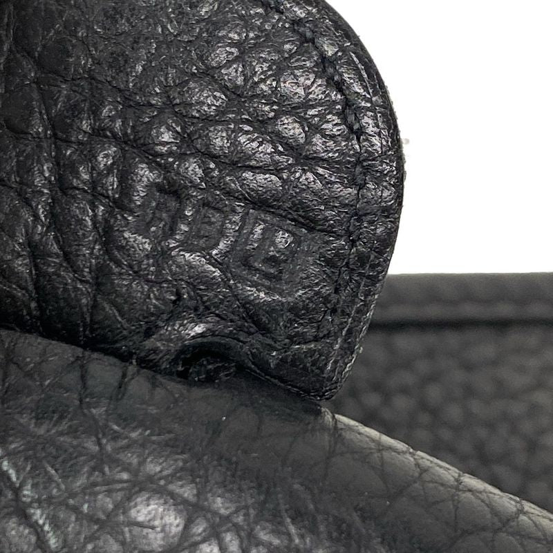 Hermes Shoulder Bag Evelyn 3 III PM Black Silver Hardware