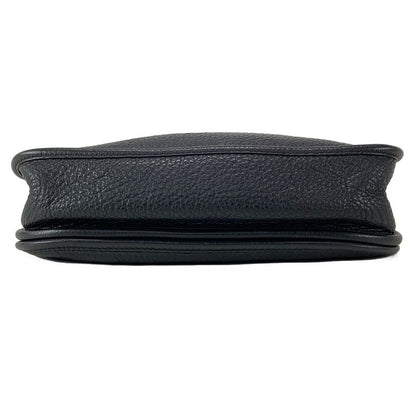 Hermes Shoulder Bag Evelyn 3 III PM Black Silver Hardware