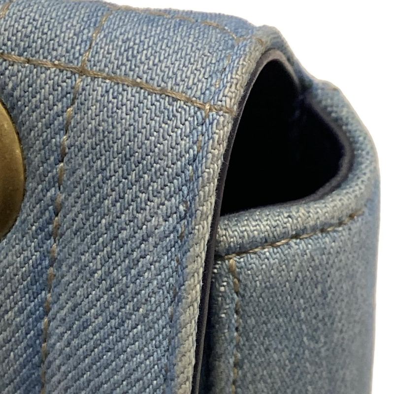 Gucci Shoulder Bag GG Marmont Quilted Small Shoulder Bag 443497 Blue Chain