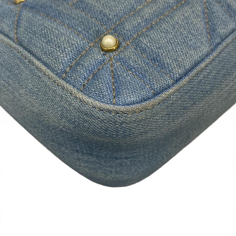 Gucci Shoulder Bag GG Marmont Quilted Small Shoulder Bag 443497 Blue Chain