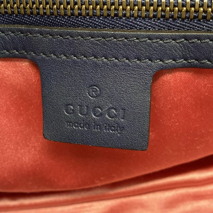 Gucci Shoulder Bag GG Marmont Quilted Small Shoulder Bag 443497 Blue Chain