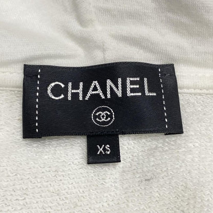 Chanel Hoodie Size XS Women - P63299 White And Black Long Sleeves / Sequins /