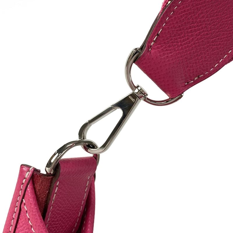 Hermes Shoulder Bag Evelyn 3 III PM Rose Tillian Silver Hardware